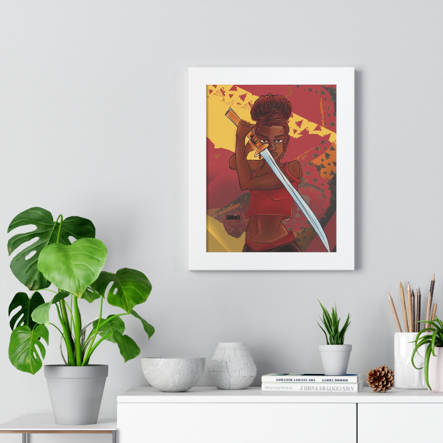 Priest of Sango Framed Print