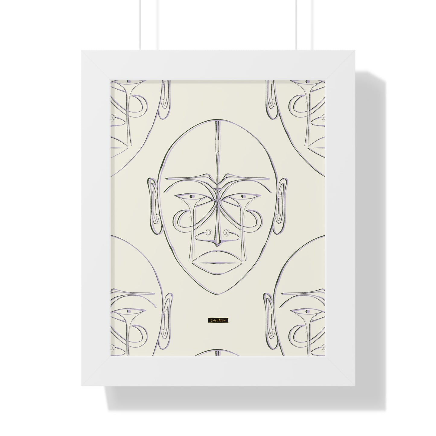 Mask Framed Print