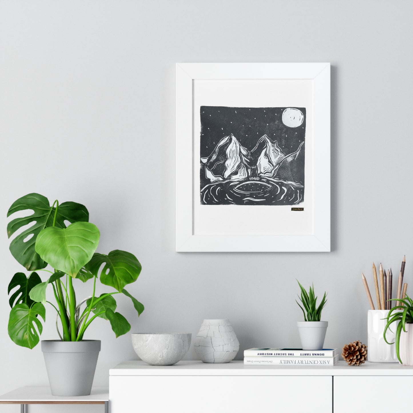 Mountains Framed Print