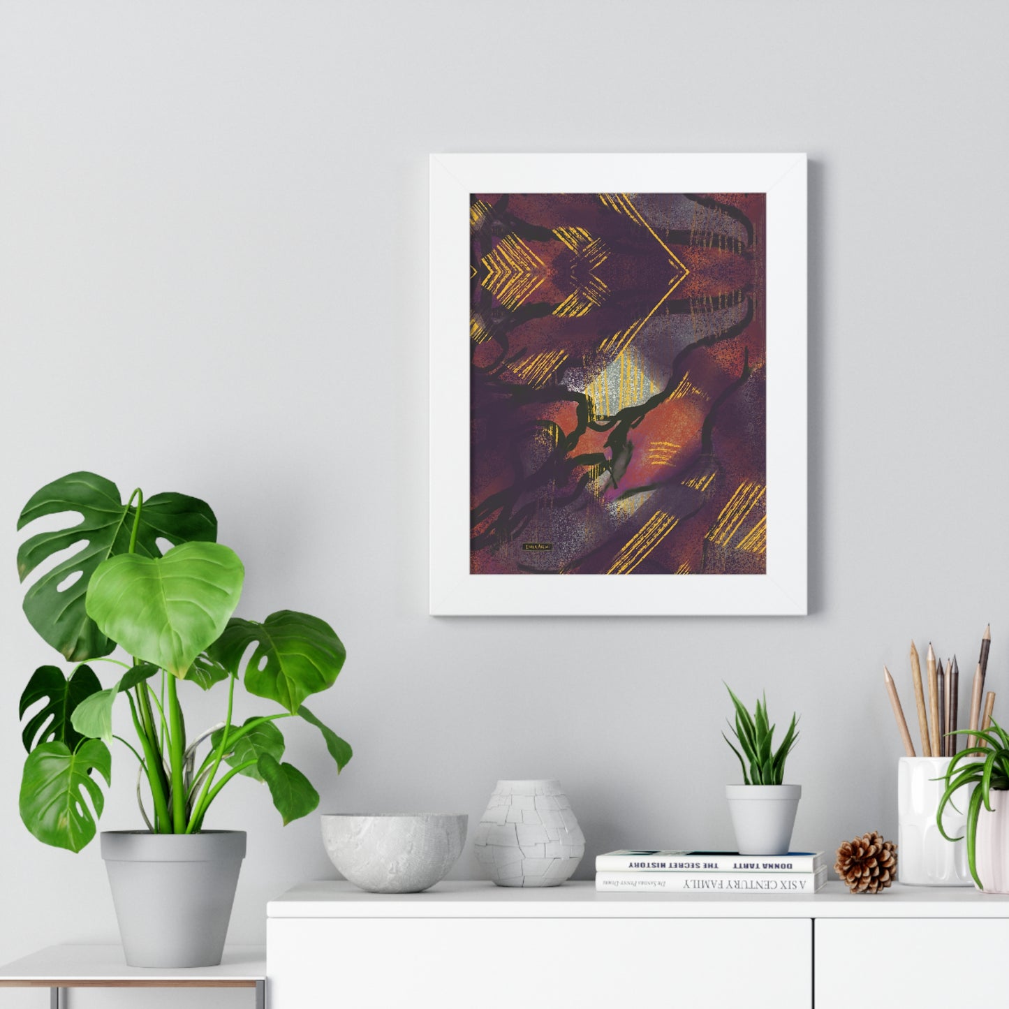Speckled Framed Print