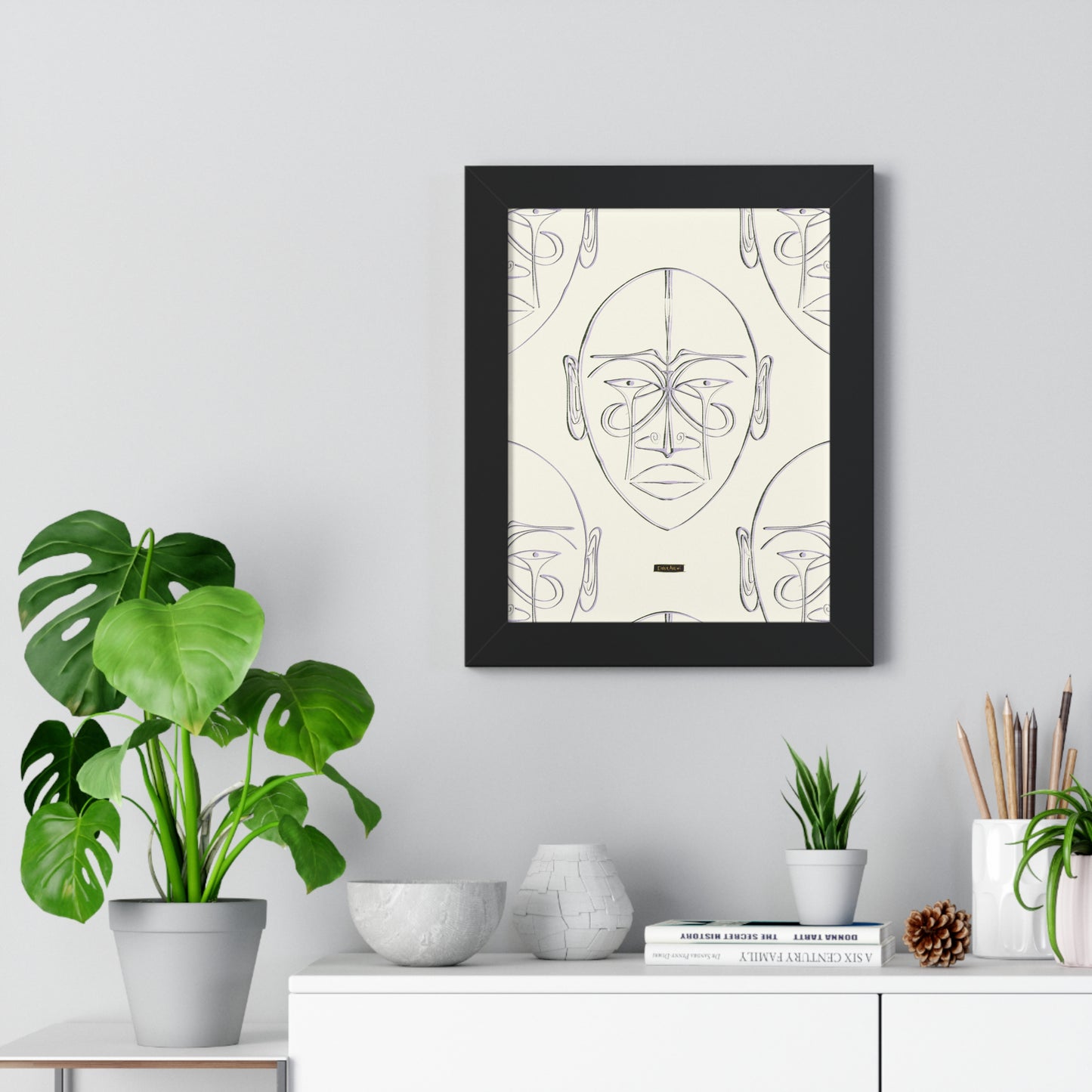 Mask Framed Print