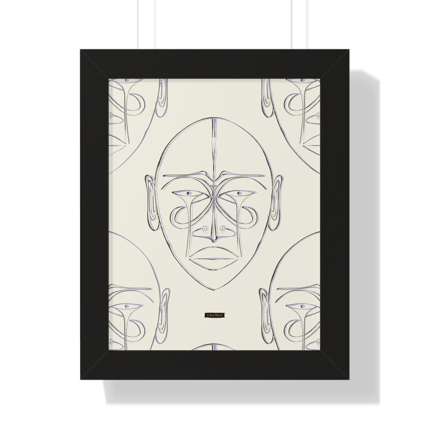 Mask Framed Print