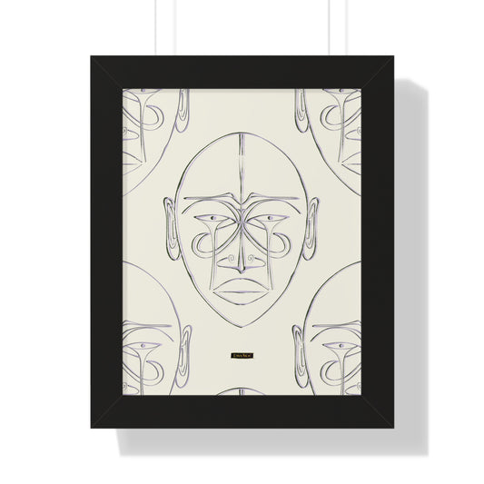 Mask Framed Print