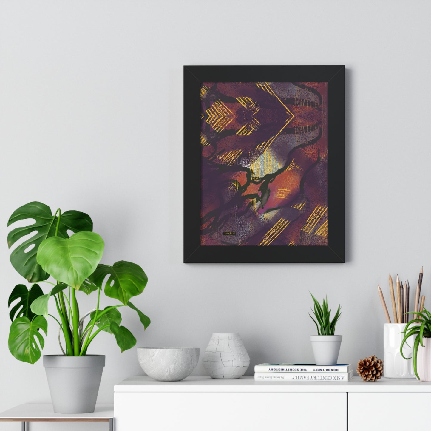 Speckled Framed Print