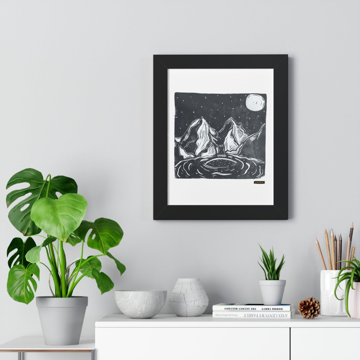 Mountains Framed Print