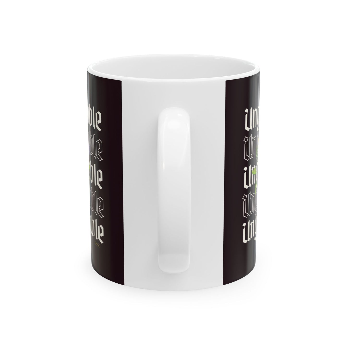 Ungovernable Flowers Dark Ceramic Mug, (11oz, 15oz)