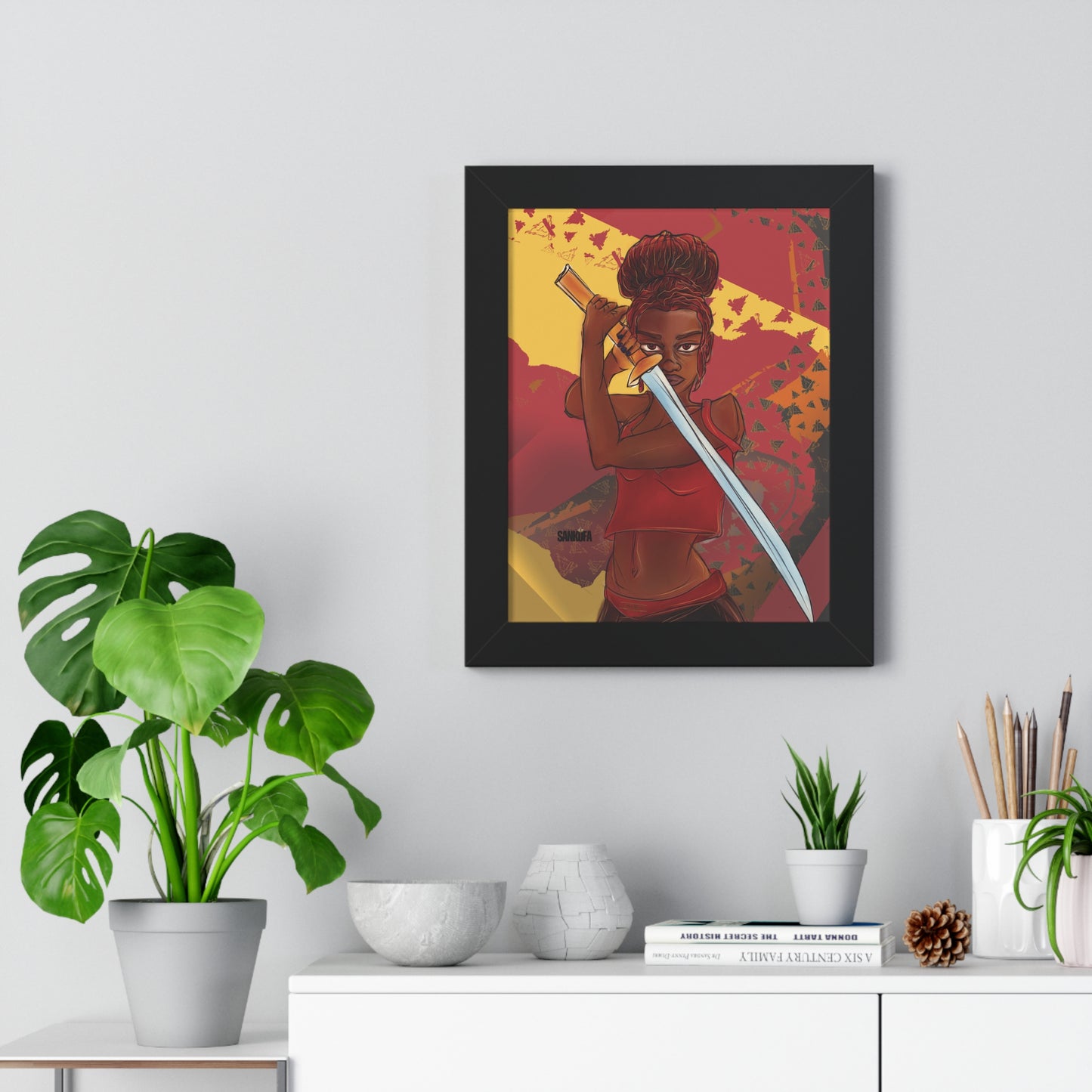 Priest of Sango Framed Print