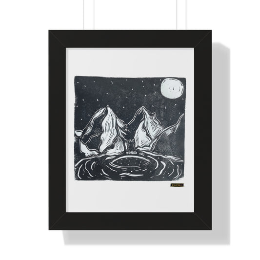 Mountains Framed Print